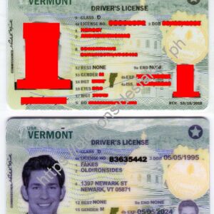 Vermont Driver License(VT)